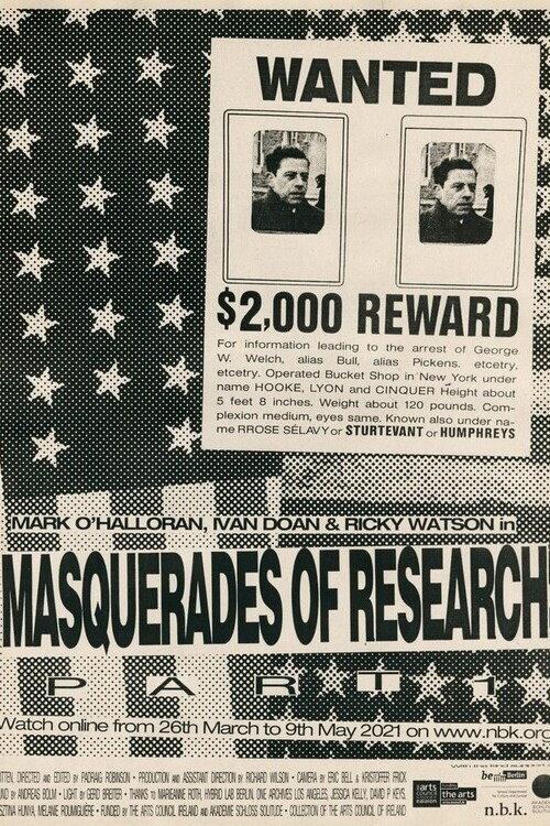 Masquerades of Research: Part I 2021 official movie poster