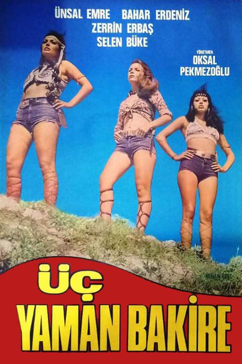 Üç Yaman Bakire 1975 official movie poster