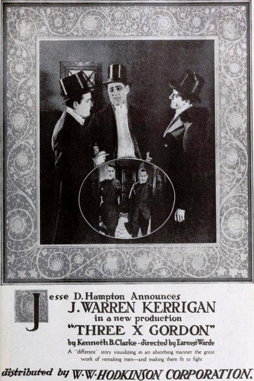 Three X Gordon 1918 official movie poster