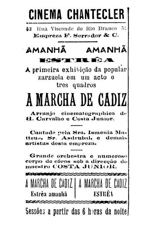 A Marcha do Cadiz 1910 official movie poster