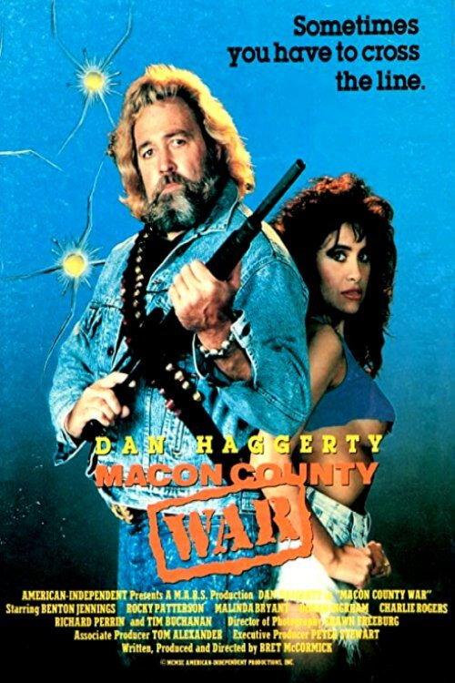 Macon County War 1990 official movie poster