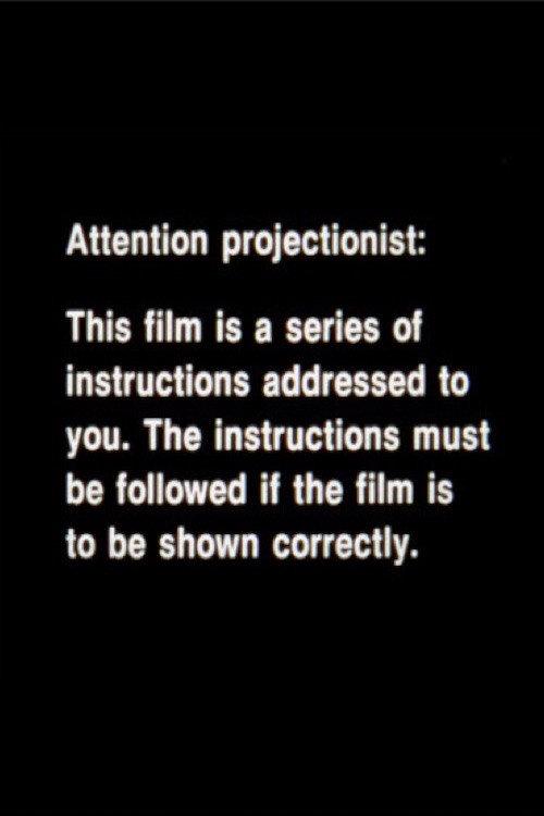 Projection Instructions 1976 official movie poster