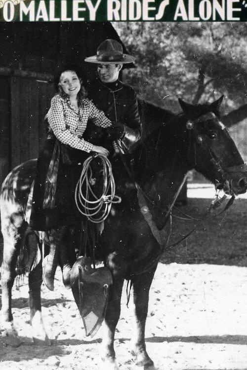 O'Malley Rides Alone 1930 official movie poster