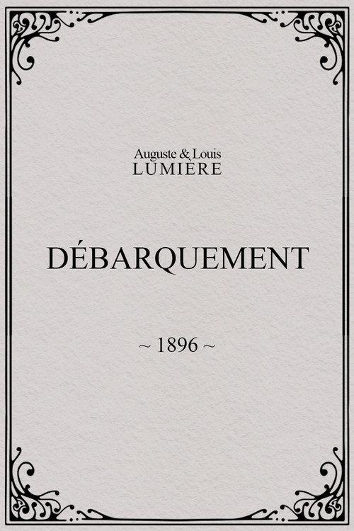 Disembarkment 1896 official movie poster