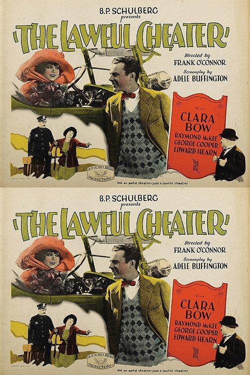 The Lawful Cheater 1925 official movie poster
