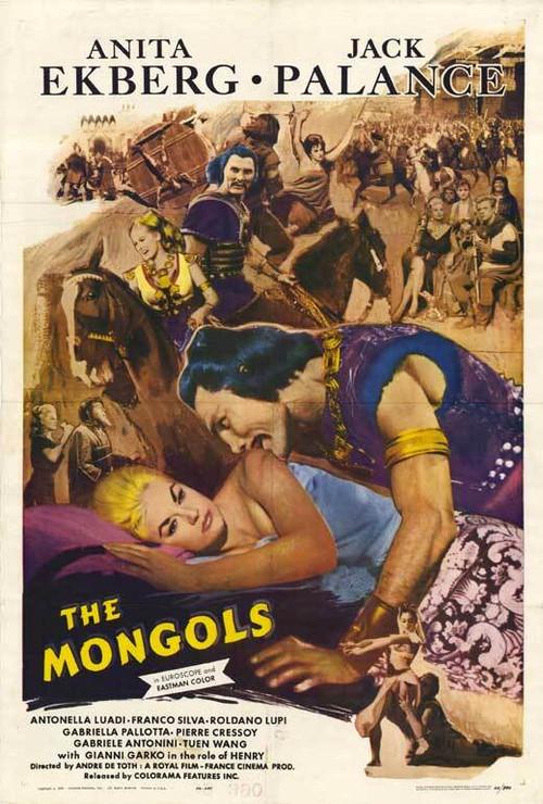 The Mongols 1961 official movie poster