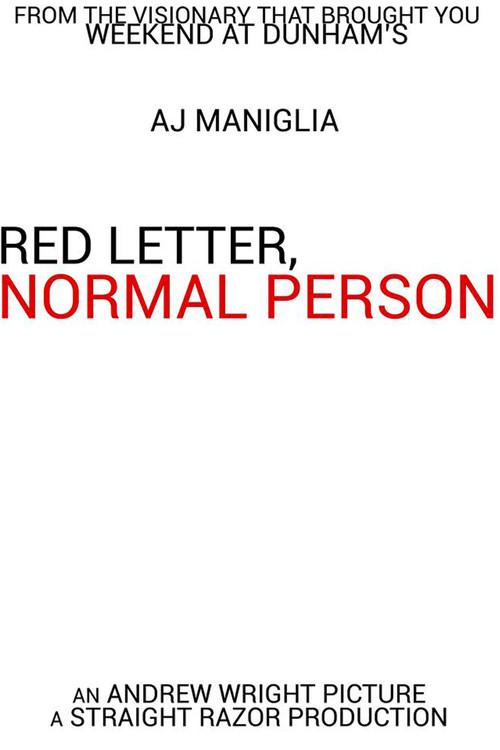 Red Letter, Normal Person 2015 official movie poster