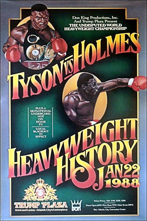 Mike Tyson vs Larry Holmes 1988 official movie poster