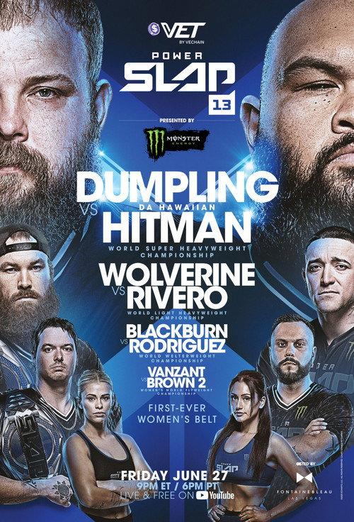 Power Slap 13: Dumpling vs. Da Hawaiian Hitman 2025 official movie poster