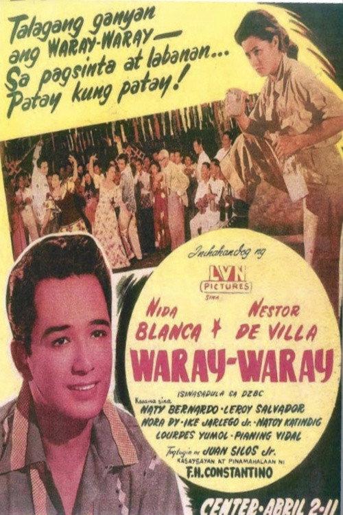 Waray-Waray 1954 official movie poster