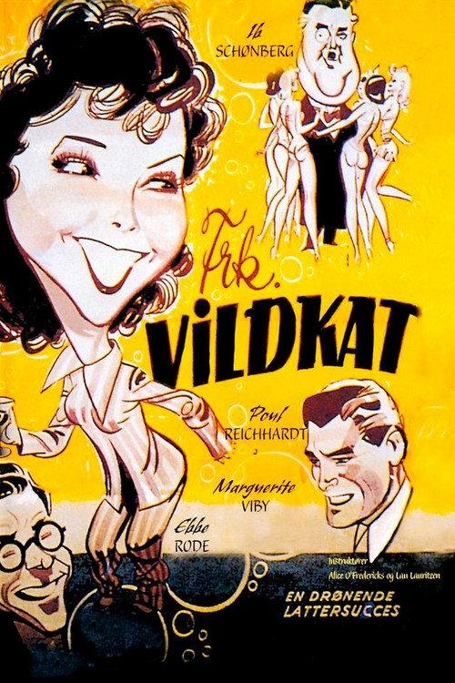 Frk. Vildkat 1942 official movie poster