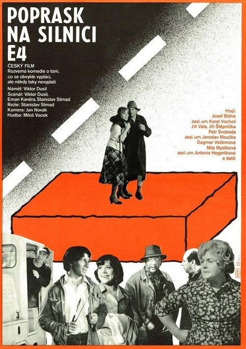 Poprask na silnici E 4 1980 official movie poster