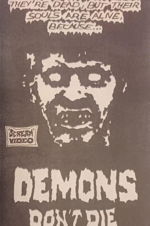 Demons Don't Die 1990 official movie poster