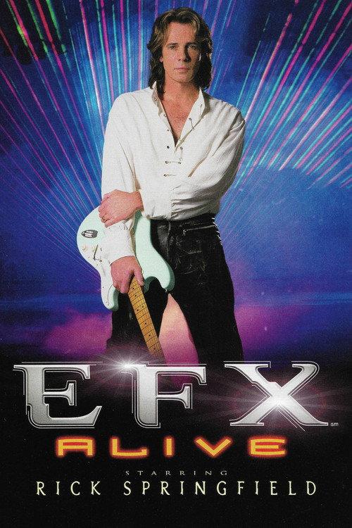 EFX Alive starring Rick Springfield 2005 official movie poster