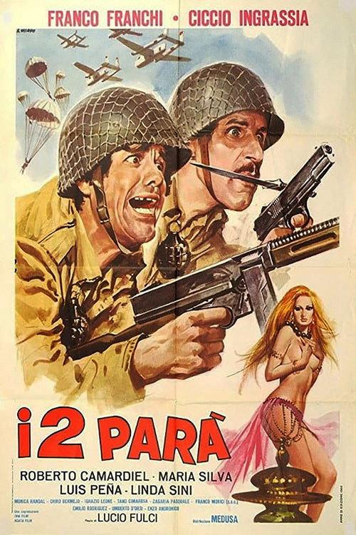 The Two Parachutists 1965 official movie poster
