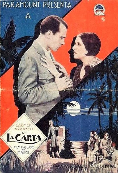 The Letter 1931 official movie poster