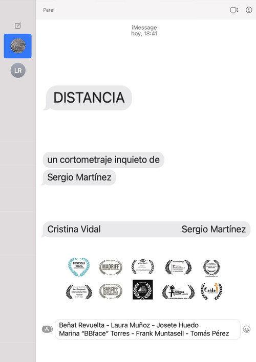 Distancia 2024 official movie poster