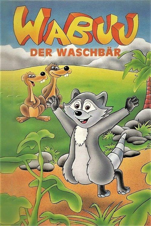Wabuu the Cheeky Racoon 1996 official movie poster