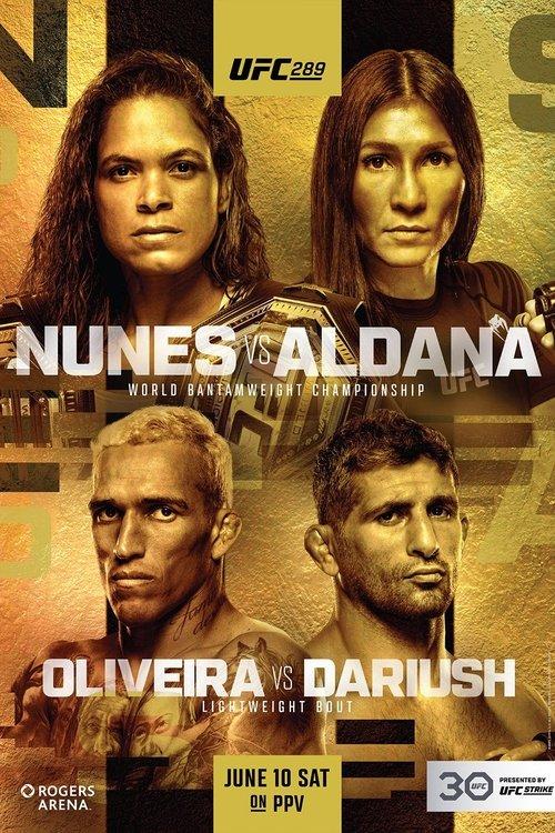 UFC 289: Nunes vs. Aldana 2023 official movie poster