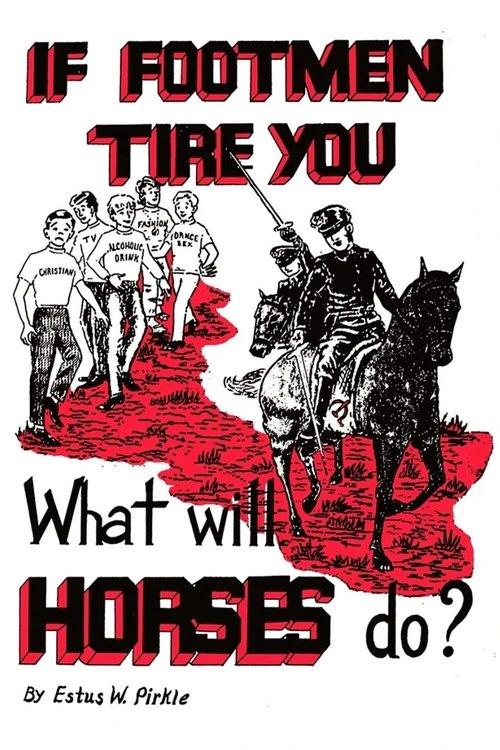 If Footmen Tire You, What Will Horses Do? 1971 official movie poster