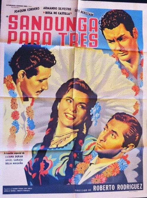 Sandunga para tres 1953 official movie poster