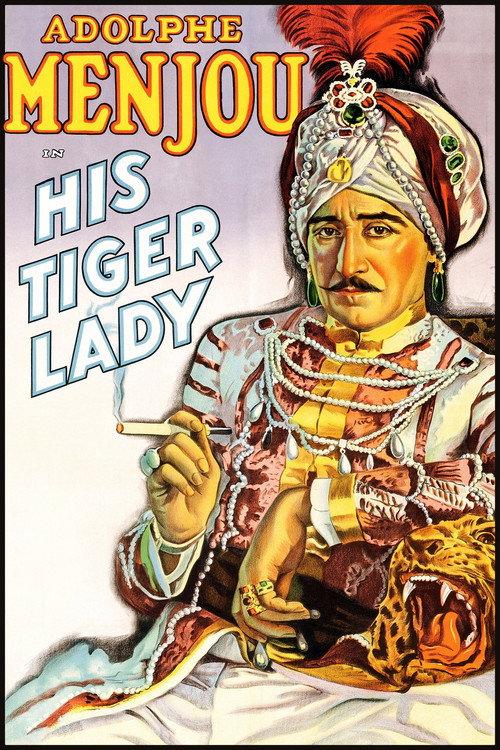 His Tiger Lady 1928 official movie poster