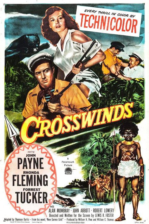 Crosswinds 1951 official movie poster