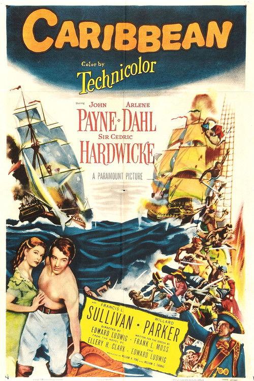 Caribbean 1952 official movie poster