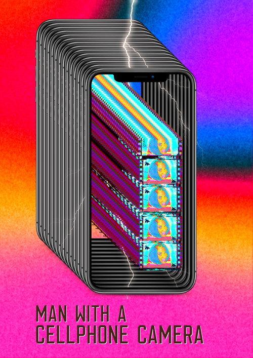 Man with a cellphone camera 2023 official movie poster