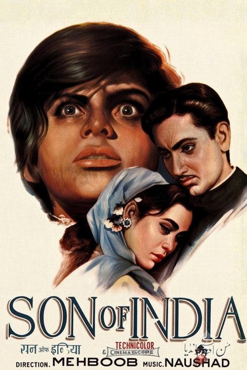 Son of India 1962 official movie poster