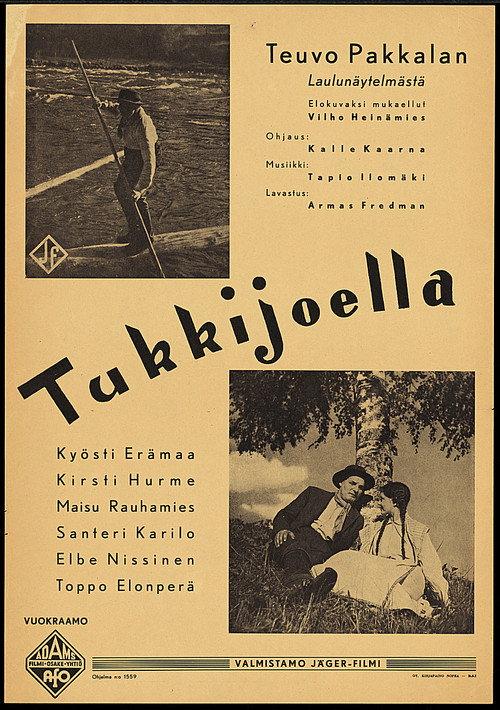 Tukkijoella 1937 official movie poster
