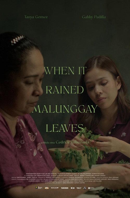 When It Rained Malunggay Leaves 2025 official movie poster