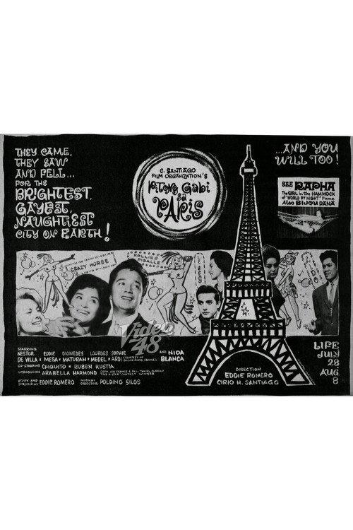 Pitong Gabi sa Paris 1961 official movie poster