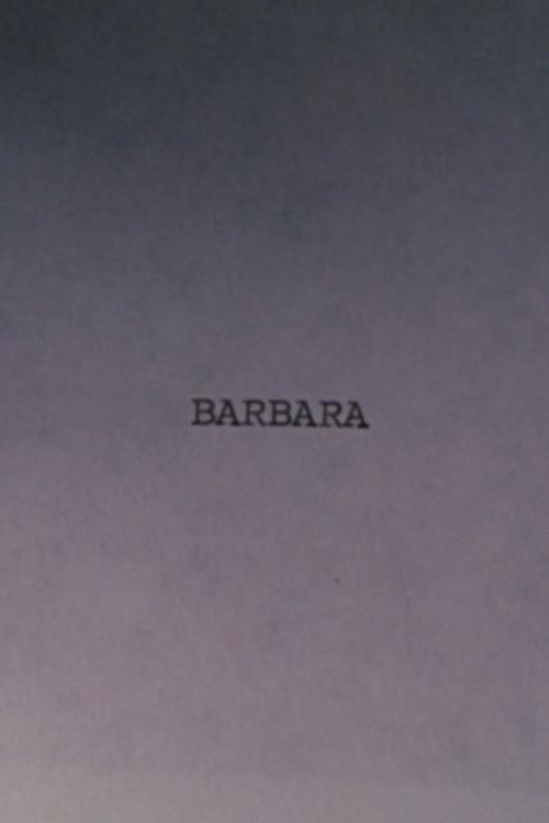 Pictures 4 Barbara 1981 official movie poster