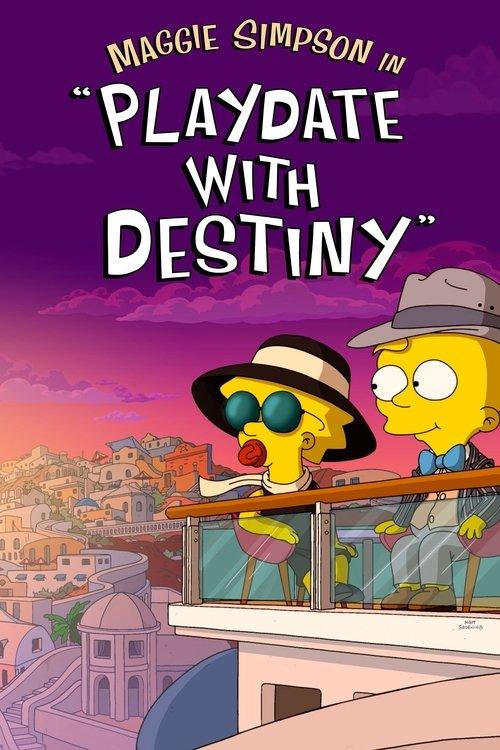 Maggie Simpson in "Playdate with Destiny" 2020 official movie poster