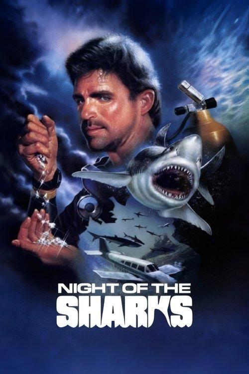 Night of the Sharks 1988 official movie poster