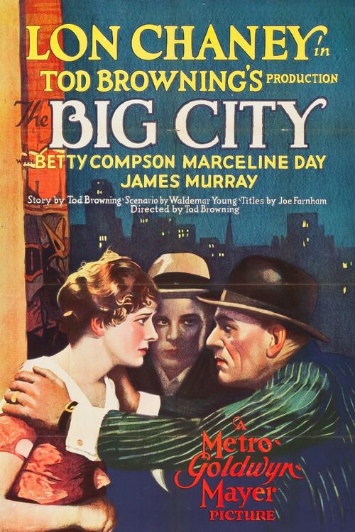 The Big City 1928 official movie poster