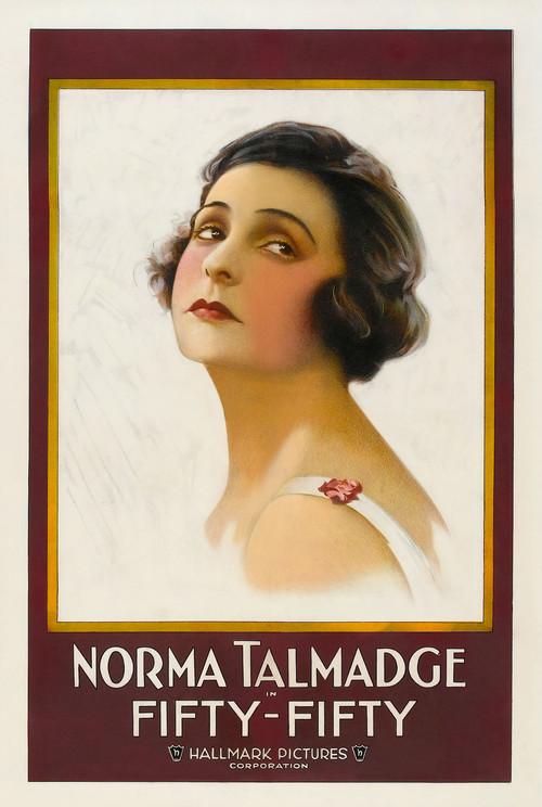 Fifty-Fifty 1916 official movie poster