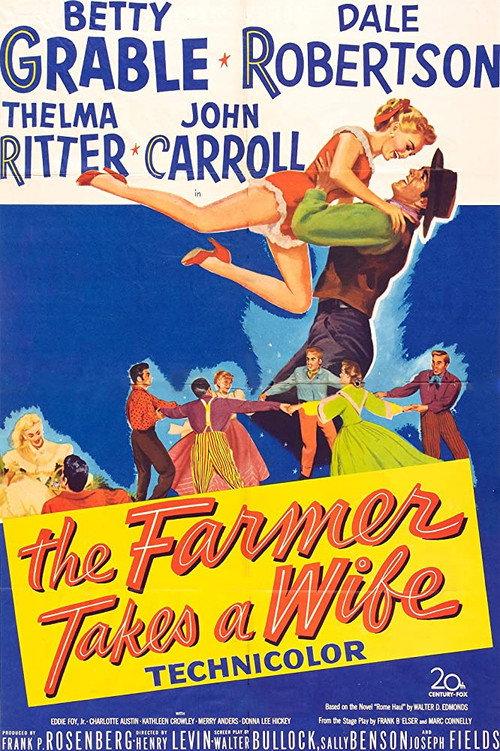 The Farmer Takes a Wife 1953 official movie poster