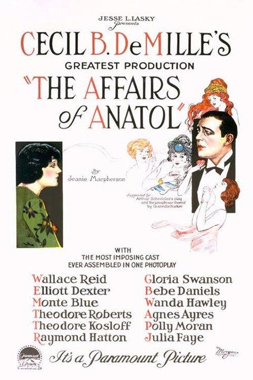 The Affairs of Anatol 1921 official movie poster