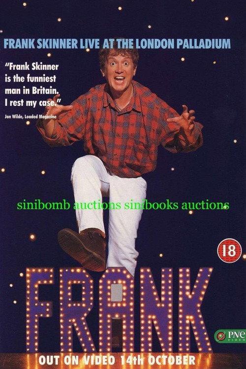 Frank Skinner Live at the London Palladium 1996 official movie poster