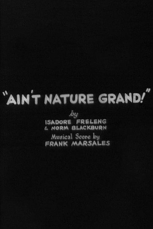 Ain't Nature Grand! 1931 official movie poster