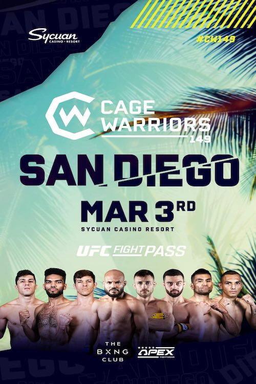 Cage Warriors 149: San Diego 2023 official movie poster