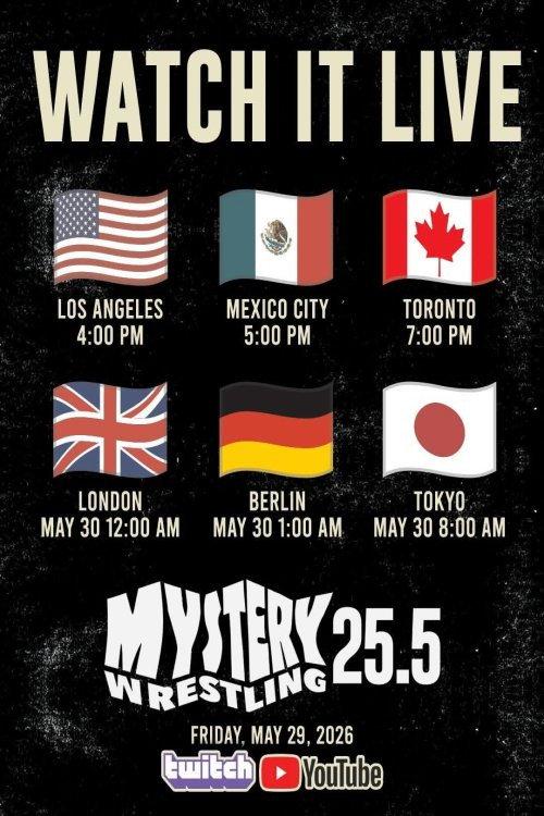 Mystery Wrestling #25.5 2026 official movie poster