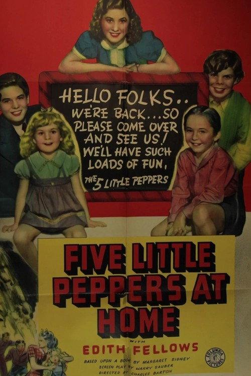 Five Little Peppers at Home 1940 official movie poster