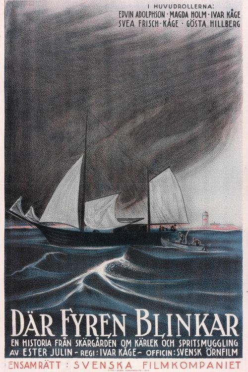 Where the Lighthouse Flashes 1924 official movie poster
