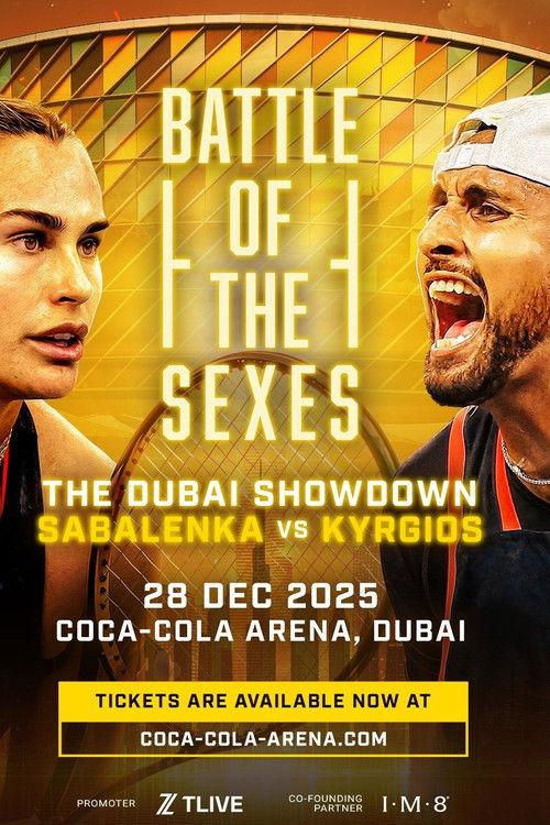 Battle of the Sexes - Sabalenka v Kyrgios 2025 official movie poster