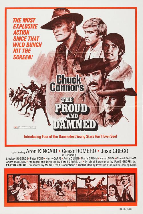 The Proud and Damned 1972 official movie poster