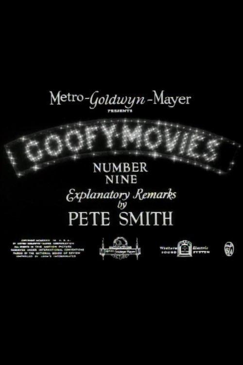 Goofy Movies Number Nine 1934 official movie poster