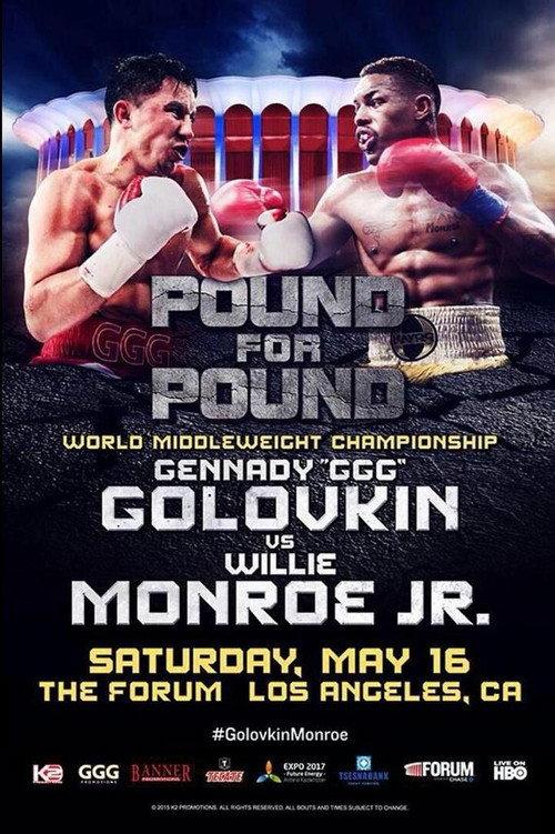 Gennady Golovkin vs. Willie Monroe Jr 2015 official movie poster